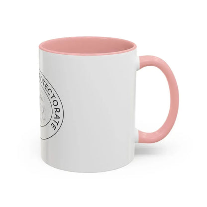 Coat of arms of Bechuanaland Protectorate - Accent Coffee Mug - Go Mug Yourself