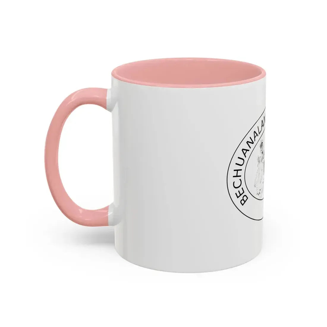 Coat of arms of Bechuanaland Protectorate - Accent Coffee Mug - Go Mug Yourself
