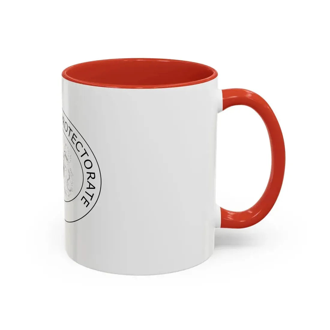 Coat of arms of Bechuanaland Protectorate - Accent Coffee Mug - Go Mug Yourself
