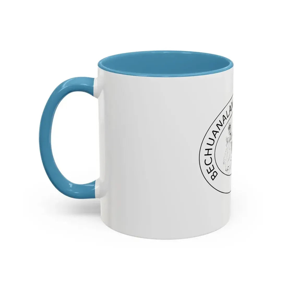 Coat of arms of Bechuanaland Protectorate - Accent Coffee Mug - Go Mug Yourself