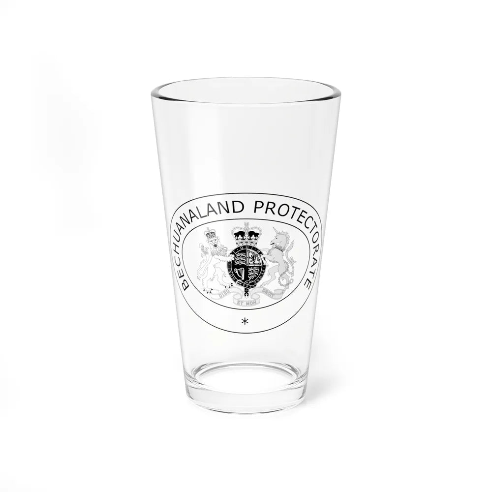 Coat of arms of Bechuanaland Protectorate - Pint Glass 16oz-16oz-Go Mug Yourself