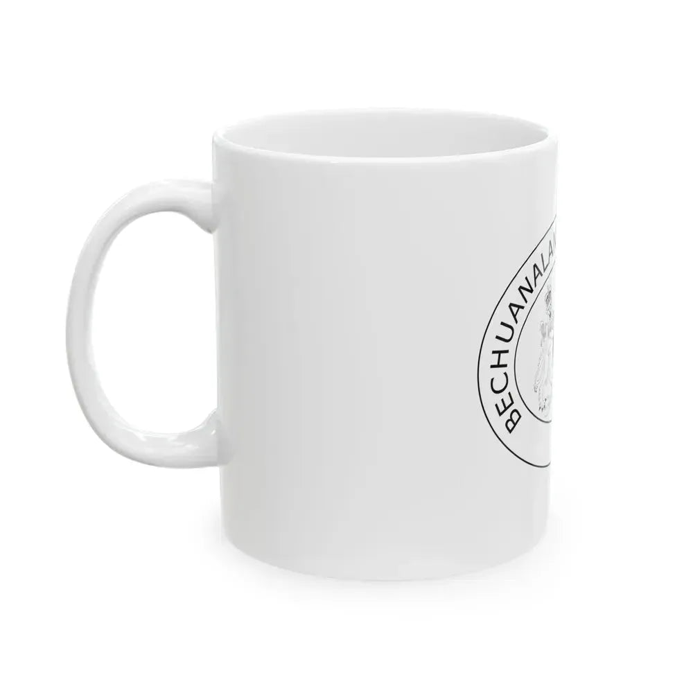 Coat of arms of Bechuanaland Protectorate - White Coffee Mug - Go Mug Yourself