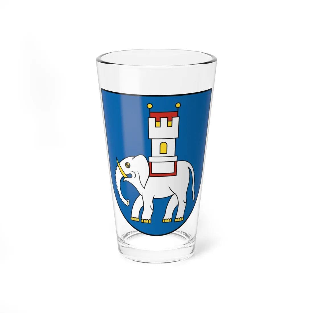 Coat of Arms of Beckov (Slovakia) (Coat of Arms) Pint Glass 16oz 16oz - Go Mug Yourself