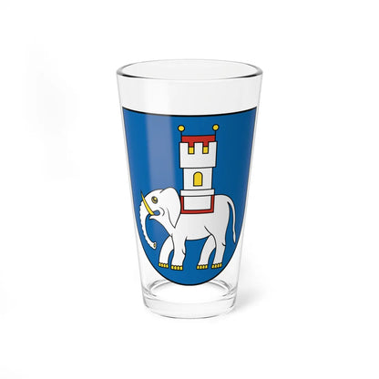 Coat of Arms of Beckov (Slovakia) (Coat of Arms) Pint Glass 16oz 16oz - Go Mug Yourself