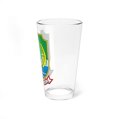Coat of arms of Bekasi (Indonesia) (Coat of Arms) Pint Glass 16oz - Go Mug Yourself