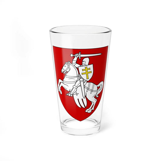 Coat of arms of Belarus 1991-1995 (Belarus) (Coat of Arms) Pint Glass 16oz 16oz - Go Mug Yourself