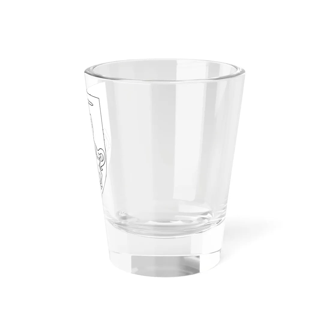 Coat of arms of Belarus 1991-1995 black and white (Belarus) (Coat of Arms) Shot Glass 1.5oz - Go Mug Yourself