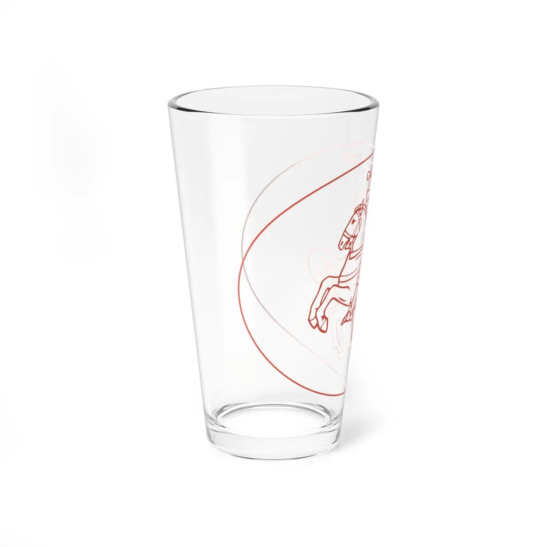 Coat of arms of Belarus 1991-1995 on banknote 1 (Belarus) (Coat of Arms) Pint Glass 16oz - Go Mug Yourself