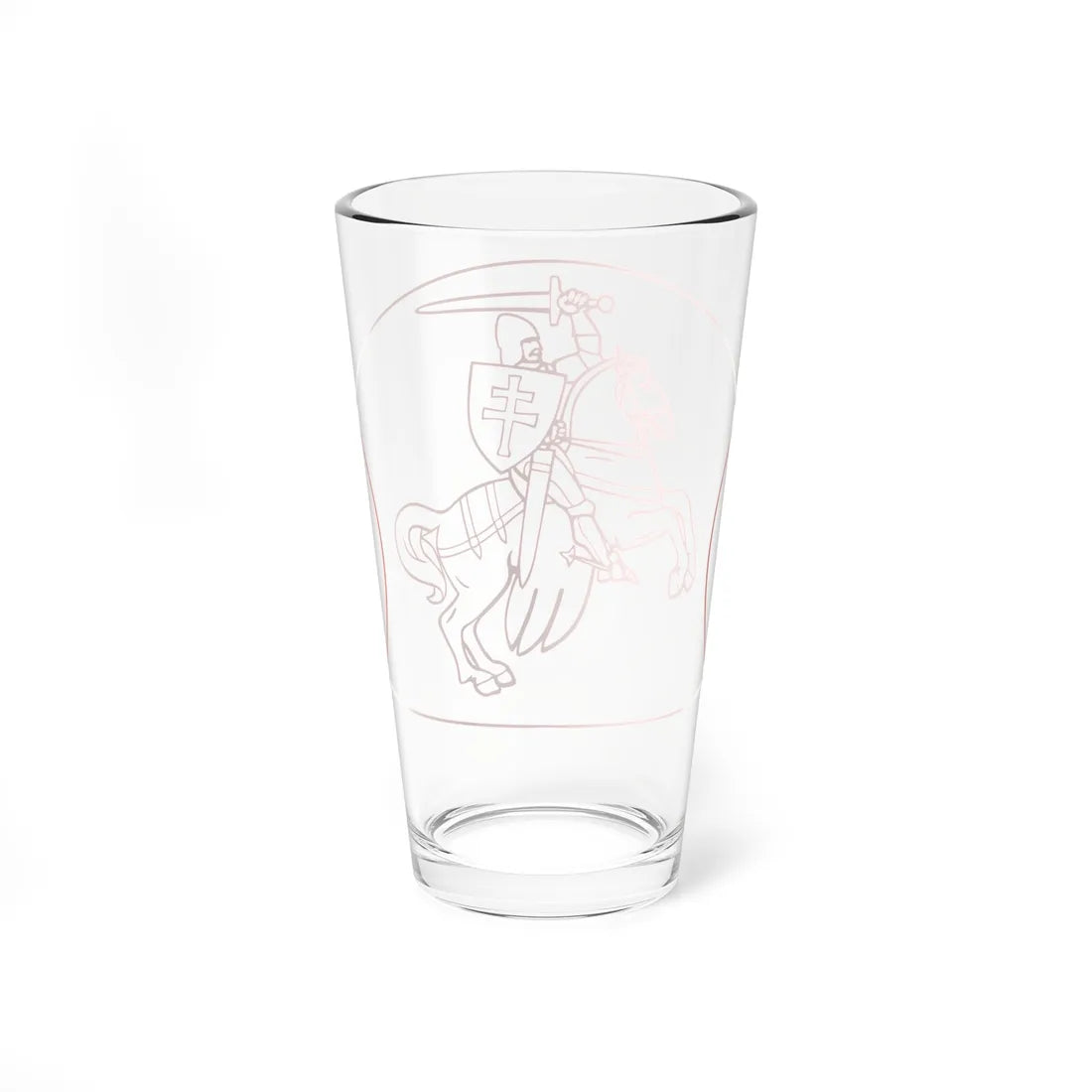 Coat of arms of Belarus 1991-1995 on banknote 1 (Belarus) (Coat of Arms) Pint Glass 16oz - Go Mug Yourself