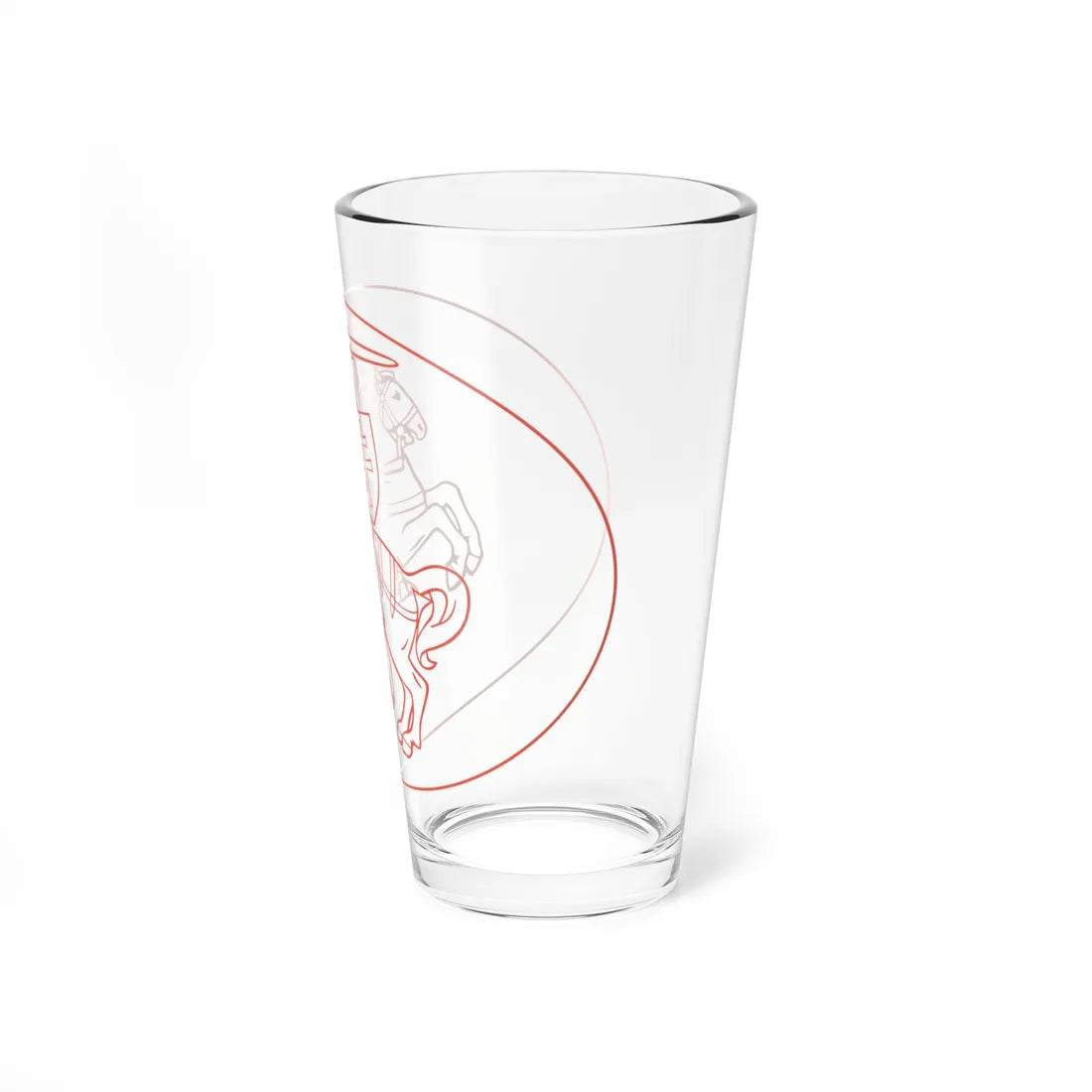Coat of arms of Belarus 1991-1995 on banknote 1 (Belarus) (Coat of Arms) Pint Glass 16oz - Go Mug Yourself