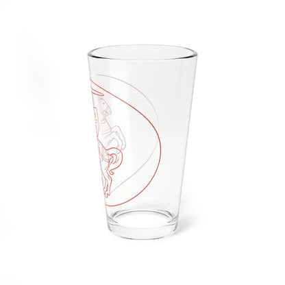 Coat of arms of Belarus 1991-1995 on banknote 1 (Belarus) (Coat of Arms) Pint Glass 16oz - Go Mug Yourself