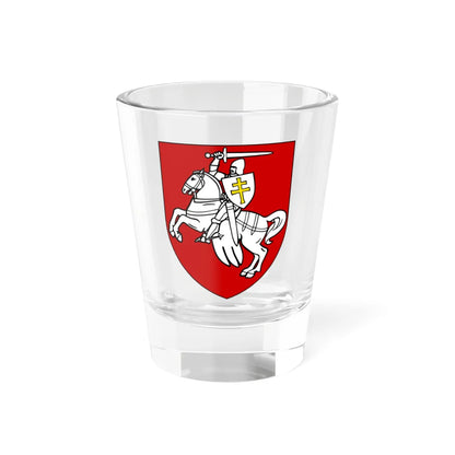 Coat of arms of Belarus 1991-1995 on banknote (Belarus) (Coat of Arms) Shot Glass 1.5oz 1.5oz - Go Mug Yourself