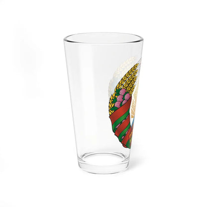 Coat of arms of Belarus 2020present (Belarus) (Coat of Arms) Pint Glass 16oz - Go Mug Yourself