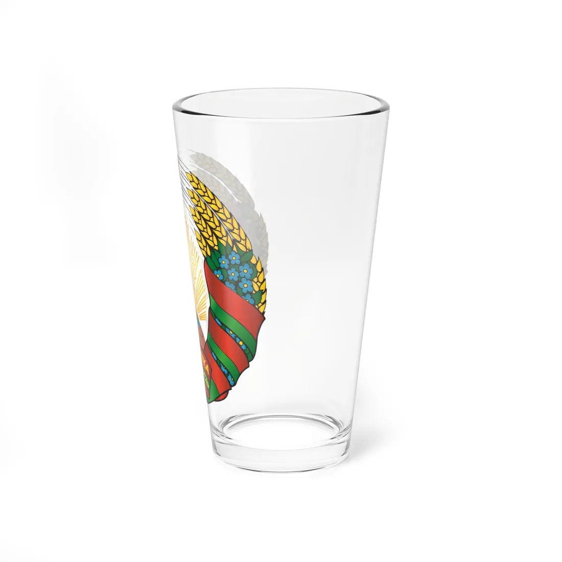 Coat of arms of Belarus 2020present (Belarus) (Coat of Arms) Pint Glass 16oz - Go Mug Yourself