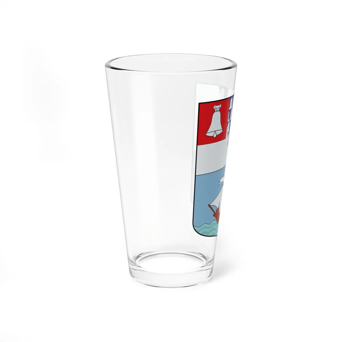 Coat of arms of Belfast shield (United Kingdom) (Coat of Arms) Pint Glass 16oz - Go Mug Yourself