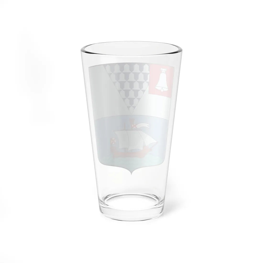 Coat of arms of Belfast shield (United Kingdom) (Coat of Arms) Pint Glass 16oz - Go Mug Yourself