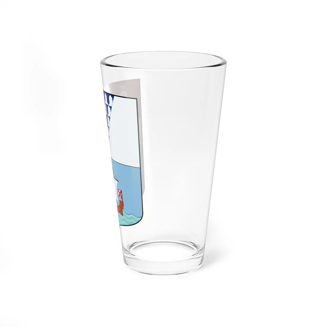 Coat of arms of Belfast shield (United Kingdom) (Coat of Arms) Pint Glass 16oz - Go Mug Yourself