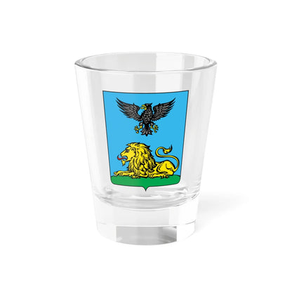 Coat of arms of Belgorod Oblast (Russia) (Coat of Arms) Shot Glass 1.5oz 1.5oz - Go Mug Yourself
