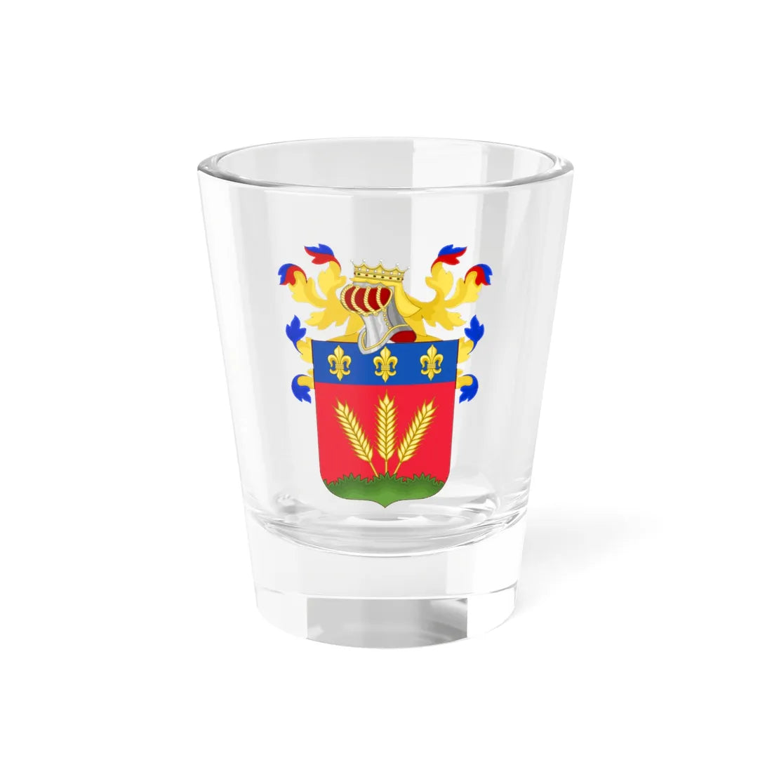 Coat of Arms of Belgrano (Argentina) (Coat of Arms) Shot Glass 1.5oz 1.5oz - Go Mug Yourself