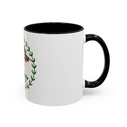 Coat of arms of Belize (1981-2019) - Accent Coffee Mug - Go Mug Yourself