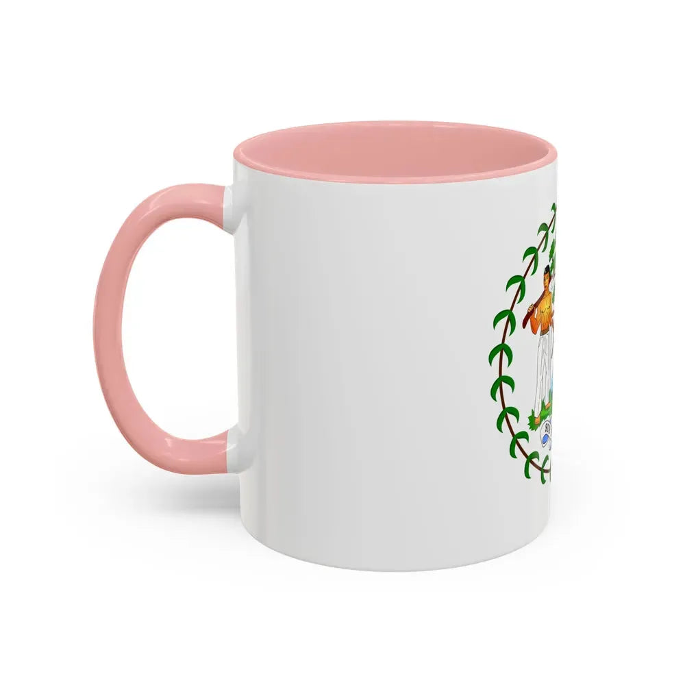 Coat of arms of Belize (1981-2019) - Accent Coffee Mug - Go Mug Yourself