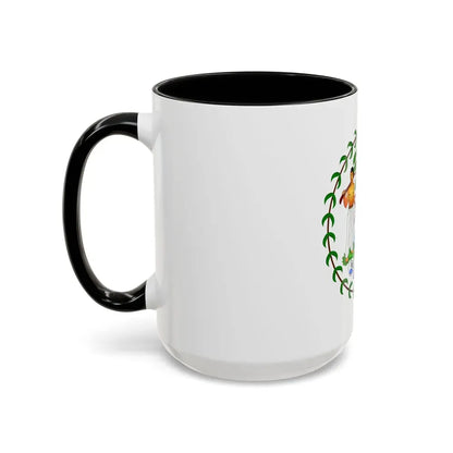 Coat of arms of Belize (1981-2019) - Accent Coffee Mug - Go Mug Yourself