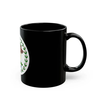 Coat of arms of Belize (1981-2019) - Black Coffee Mug - Go Mug Yourself