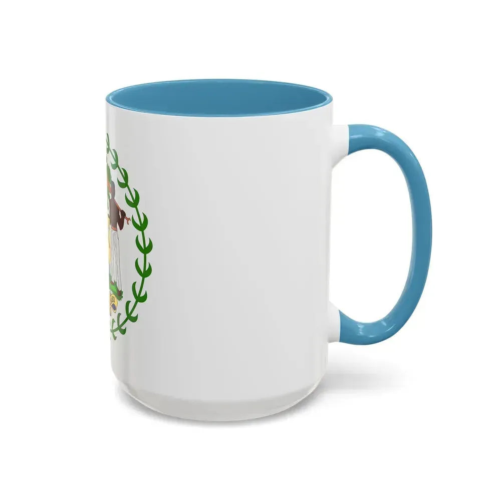 Coat of arms of Belize - Accent Coffee Mug - Go Mug Yourself