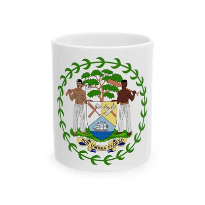 Coat of arms of Belize - White Coffee Mug 11oz - Go Mug Yourself