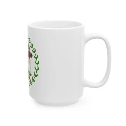 Coat of arms of Belize - White Coffee Mug - Go Mug Yourself