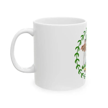Coat of arms of Belize - White Coffee Mug - Go Mug Yourself