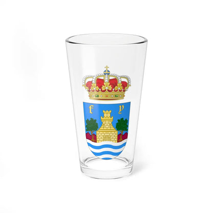 Coat of Arms of Benalmádena (Spain) (Coat of Arms) Pint Glass 16oz 16oz - Go Mug Yourself