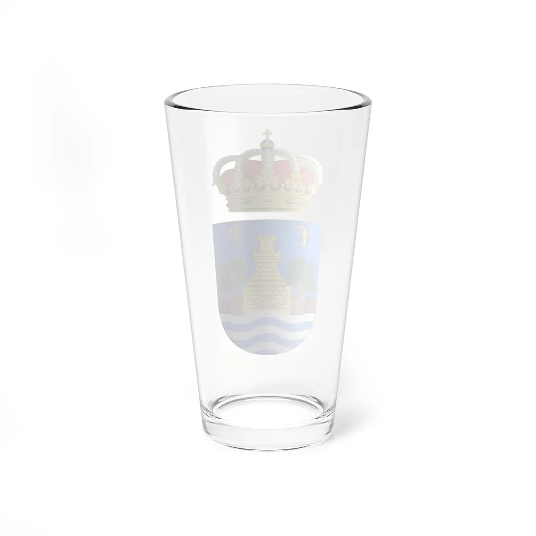 Coat of Arms of Benalmádena (Spain) (Coat of Arms) Pint Glass 16oz - Go Mug Yourself