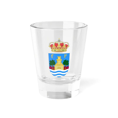 Coat of Arms of Benalmádena (Spain) (Coat of Arms) Shot Glass 1.5oz 1.5oz - Go Mug Yourself