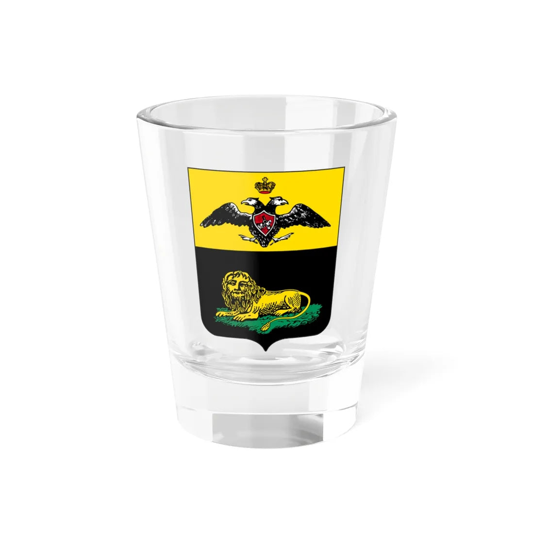 Coat of arms of Bendery (Russia) (Coat of Arms) Shot Glass 1.5oz 1.5oz - Go Mug Yourself
