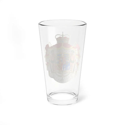 Coat of Arms of Benedikte of Denmark (Denmark) (Coat of Arms) Pint Glass 16oz - Go Mug Yourself