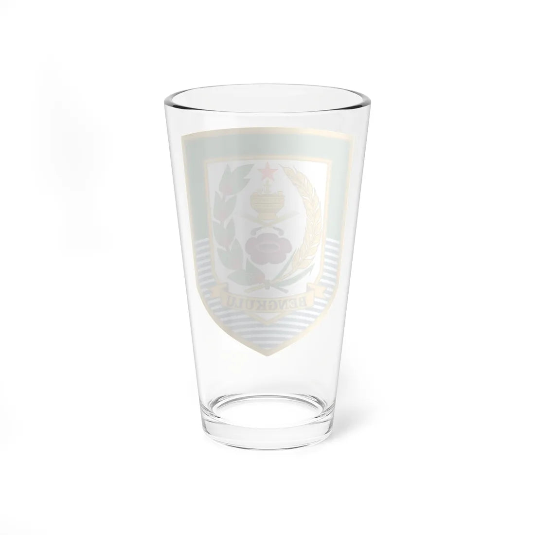 Coat of arms of Bengkulu (Indonesia) (Coat of Arms) Pint Glass 16oz - Go Mug Yourself