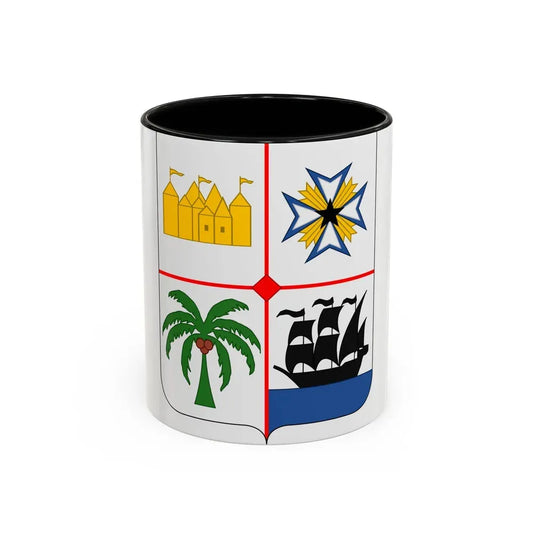 Coat of arms of Benin 2 - Accent Coffee Mug 11oz Black - Go Mug Yourself