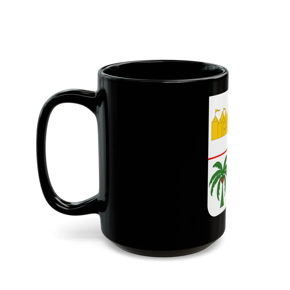 Coat of arms of Benin 2 - Black Coffee Mug-Go Mug Yourself