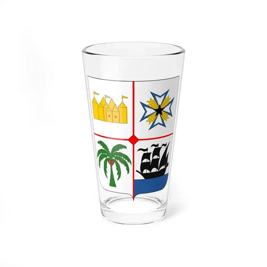 Coat of arms of Benin 2 - Pint Glass 16oz 16oz - Go Mug Yourself