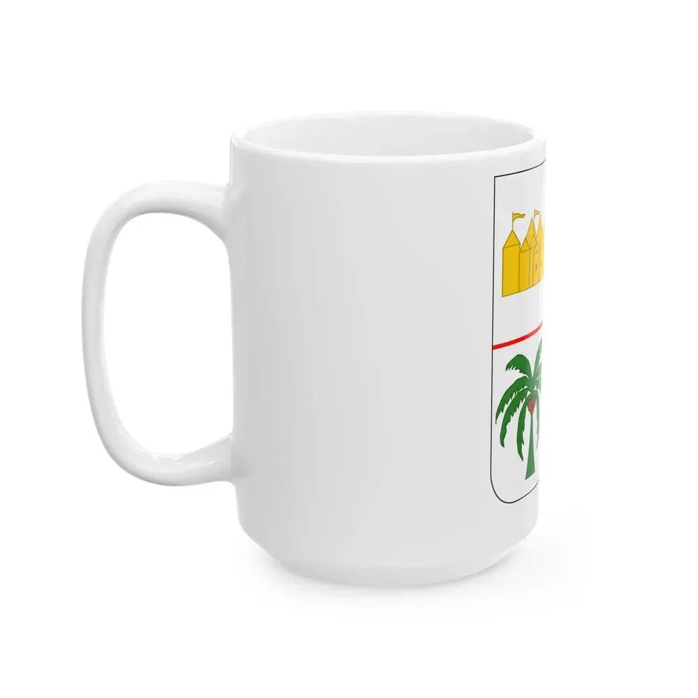 Coat of arms of Benin 2 - White Coffee Mug - Go Mug Yourself