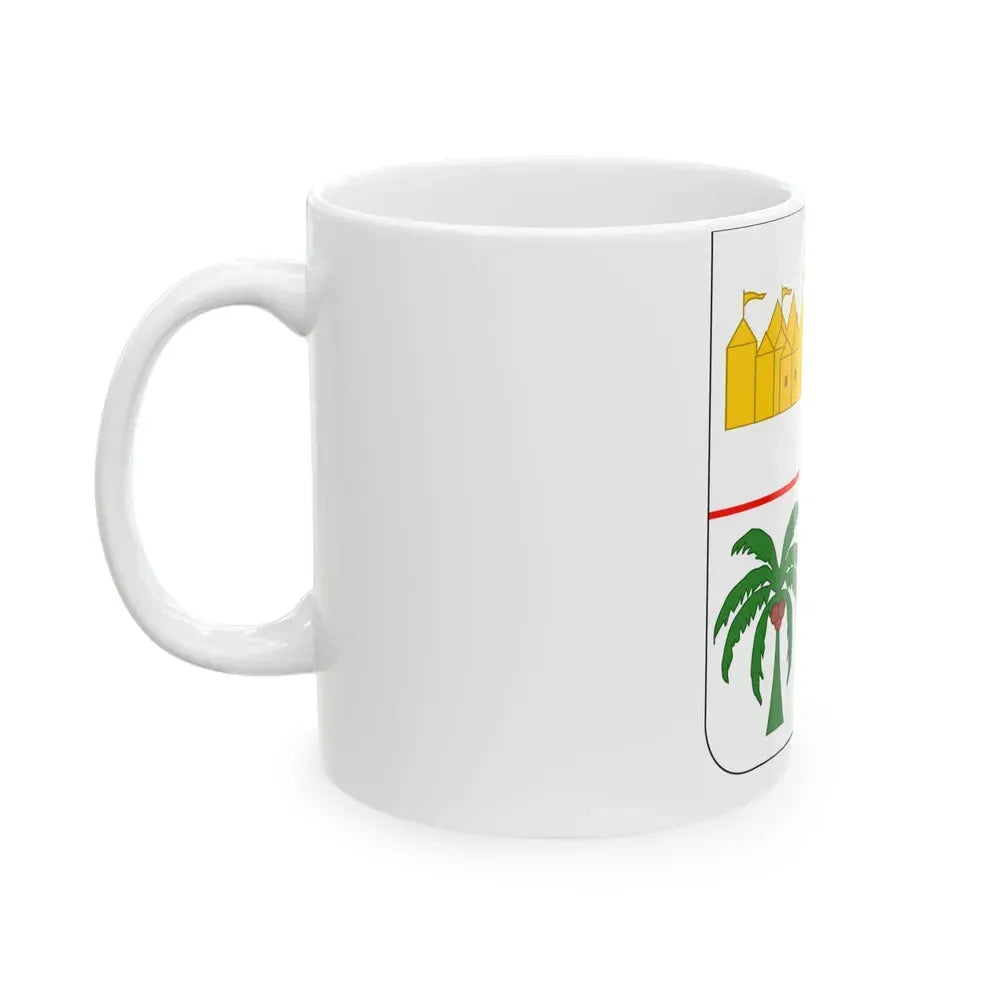 Coat of arms of Benin 2 - White Coffee Mug - Go Mug Yourself