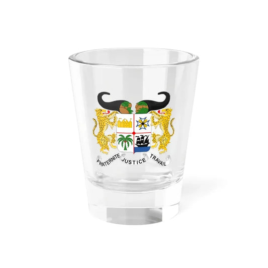 Coat of arms of Benin - Shot Glass 1.5oz 1.5oz - Go Mug Yourself