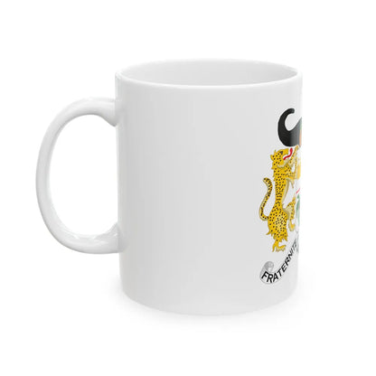 Coat of arms of Benin - White Coffee Mug-Go Mug Yourself