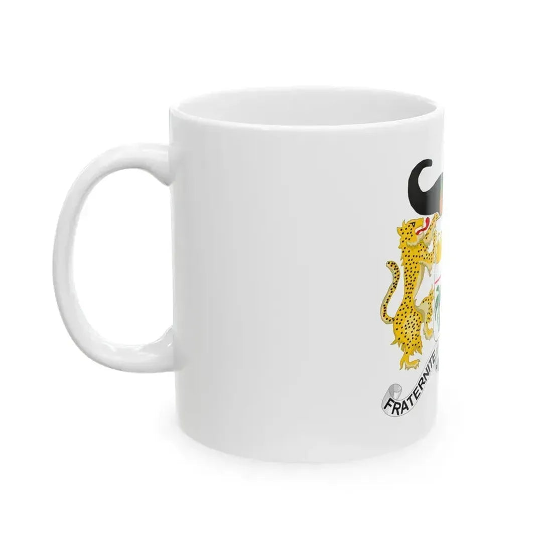 Coat of arms of Benin - White Coffee Mug - Go Mug Yourself