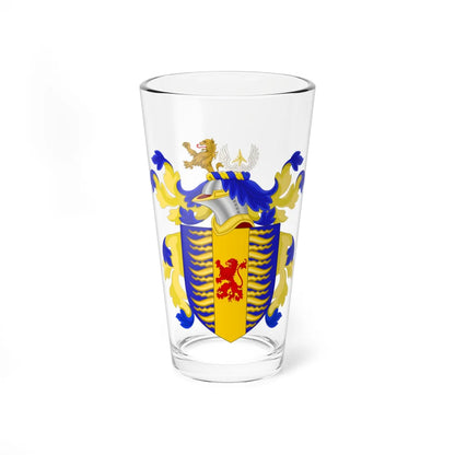 Coat of Arms of Benjamin Colman (United States) (Coat of Arms) Pint Glass 16oz 16oz - Go Mug Yourself