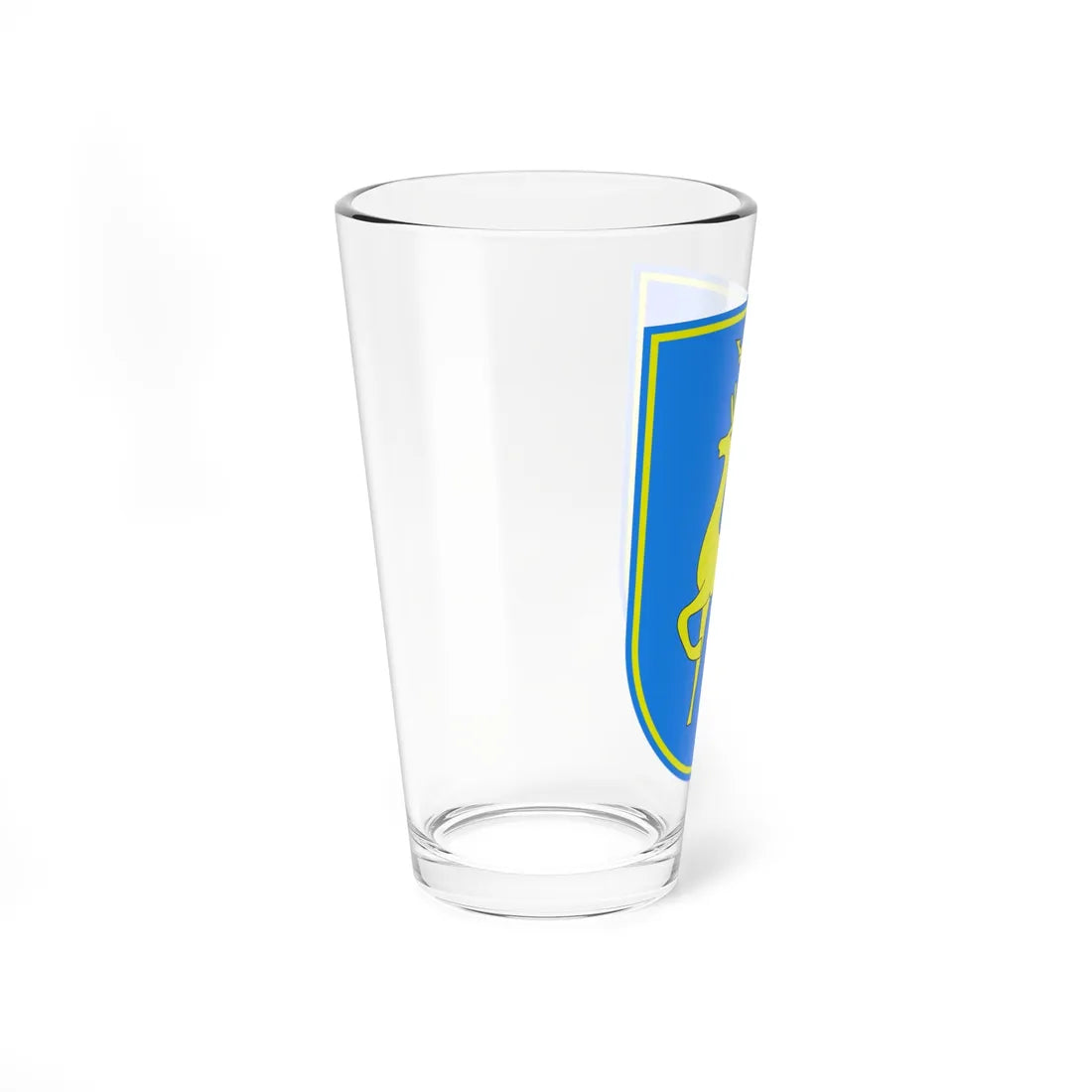 Coat of Arms of Berezhany raion (Ukraine) (Coat of Arms) Pint Glass 16oz - Go Mug Yourself