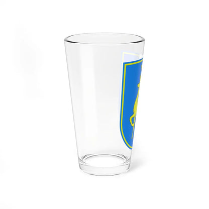 Coat of Arms of Berezhany raion (Ukraine) (Coat of Arms) Pint Glass 16oz - Go Mug Yourself