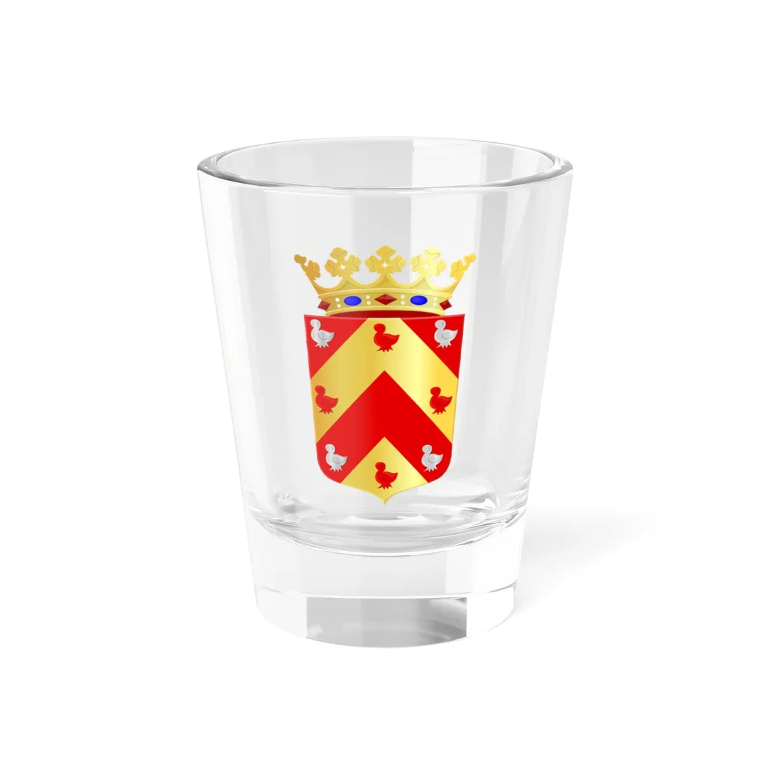 Coat of arms of Bergen North Holland (Netherlands) (Coat of Arms) Shot Glass 1.5oz 1.5oz - Go Mug Yourself