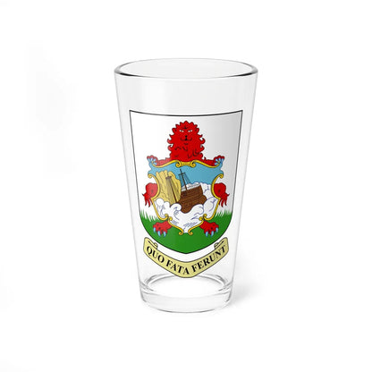 Coat of arms of Bermuda - Pint Glass 16oz-16oz-Go Mug Yourself